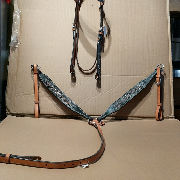 Western Headstall and Breast collar New - Picture 7 of 8